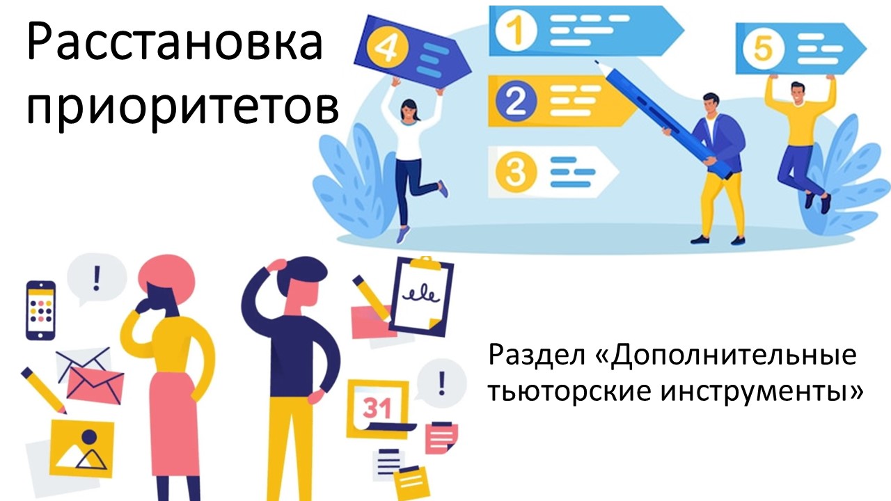 Расстановка приоритетов